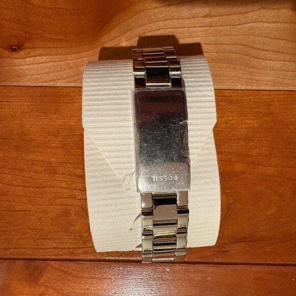 Fossil AM455 Round CZ Ladies Steel Watch - Picture 2 of 5